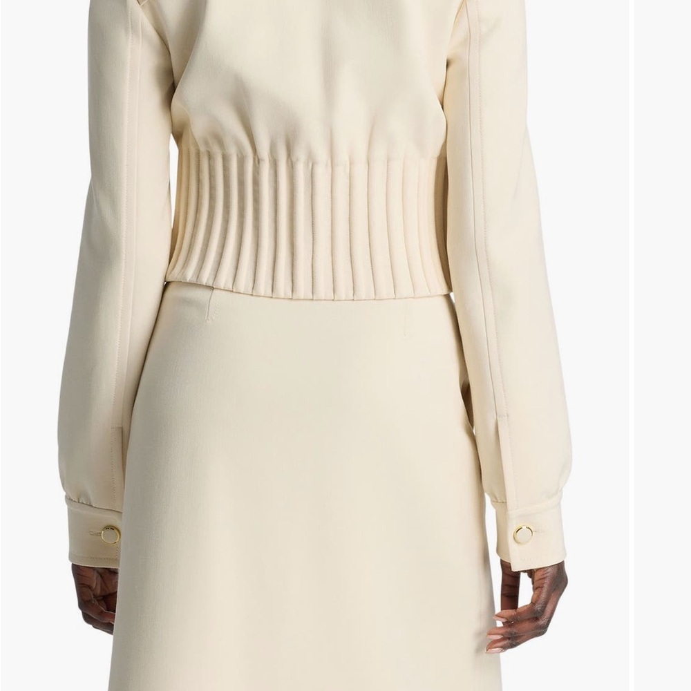 NWT ST. JOHN  Cream Jacket with Gold Accents - Picture 3 of 6